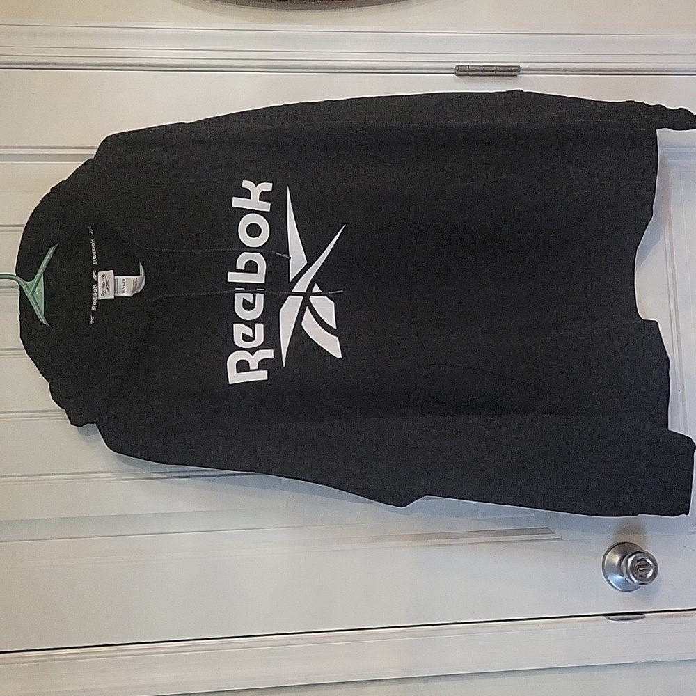 Reebok Training Hoodie Sweatshirt XL Black